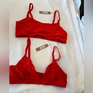 Skims Red Women's Intimates Set Size XL New